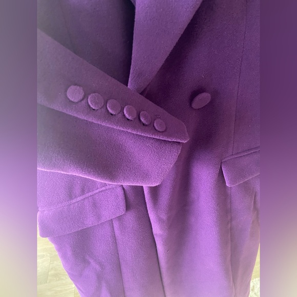 Gorgeous Purple Coat Sergio Hudson x Target Overcoat - Picture 11 of 14